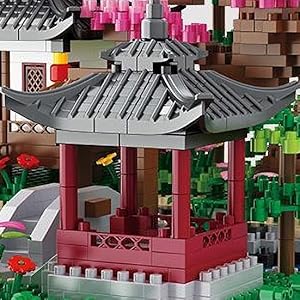 Yushinv Juego de construcción de árbol de Cerezo en Flor con Caja de Regalo