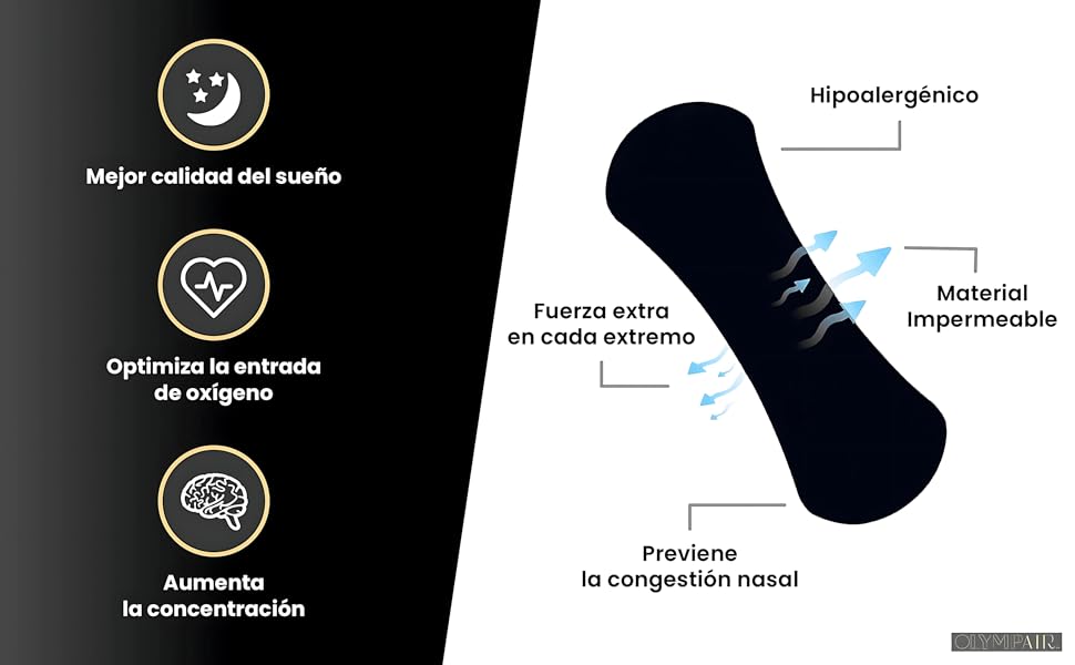 tiras nasales antironquidos para dormir deportivas para respirar mejor nasal strips nose strips
