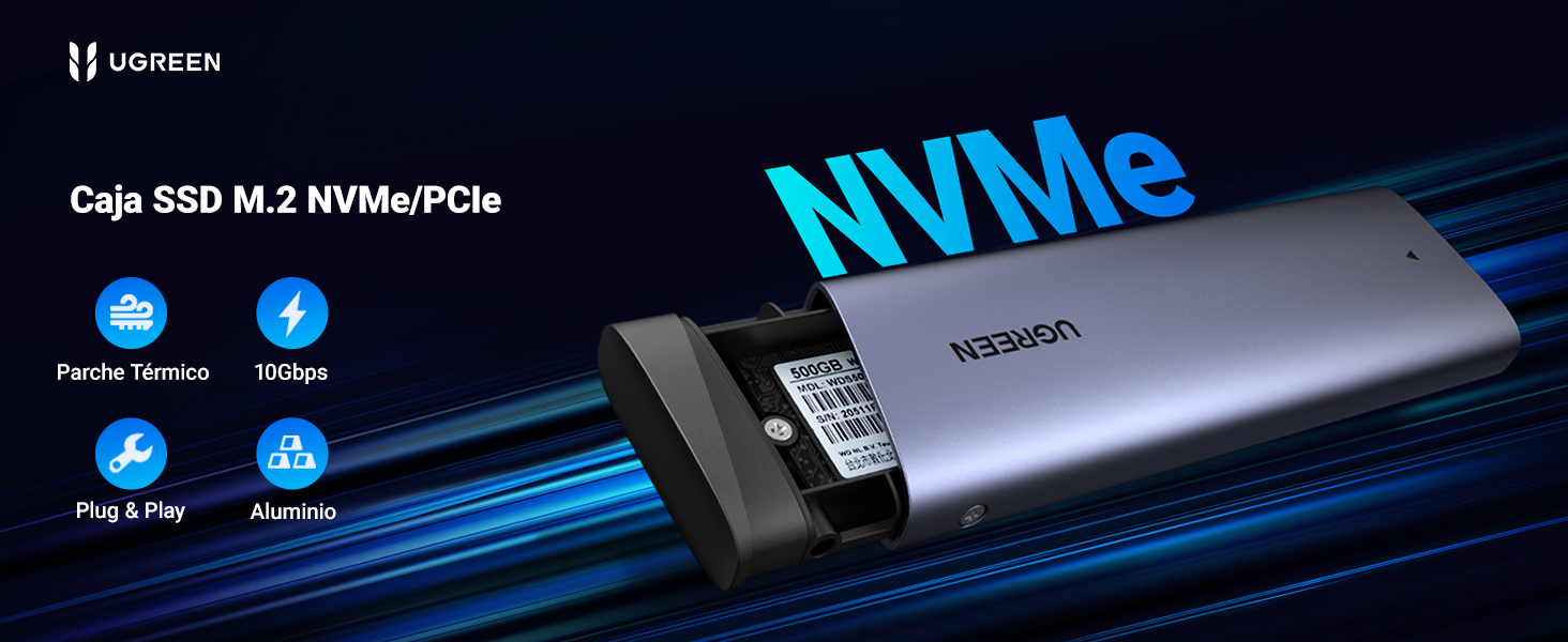 carcasa nvme