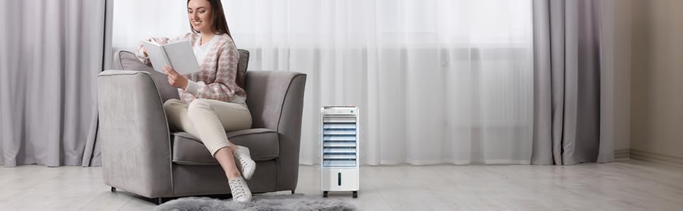 aire acondicionado; climatizador evaporativo; enfriador de aire; aire acondicionado portatil
