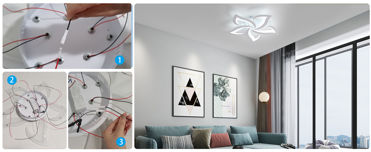 plafón de techo led lámpara de techo led lámpara de araña moderna colgante lámpara colgante