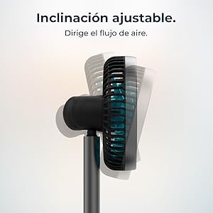Ventilador de sobremesa de batería EnergySilence 4000 Portable Desk Dark