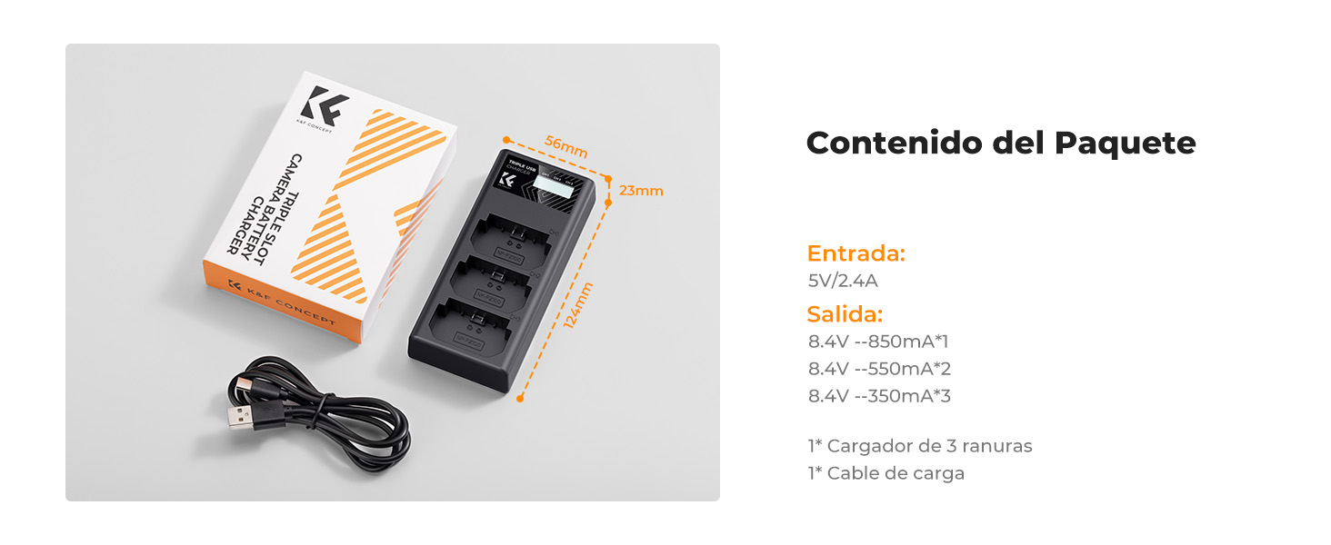 Cargador de batería NP-FZ100