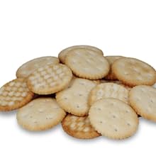 galletas saladas redondas pequeñas