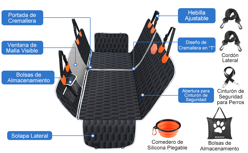 funda perro coche