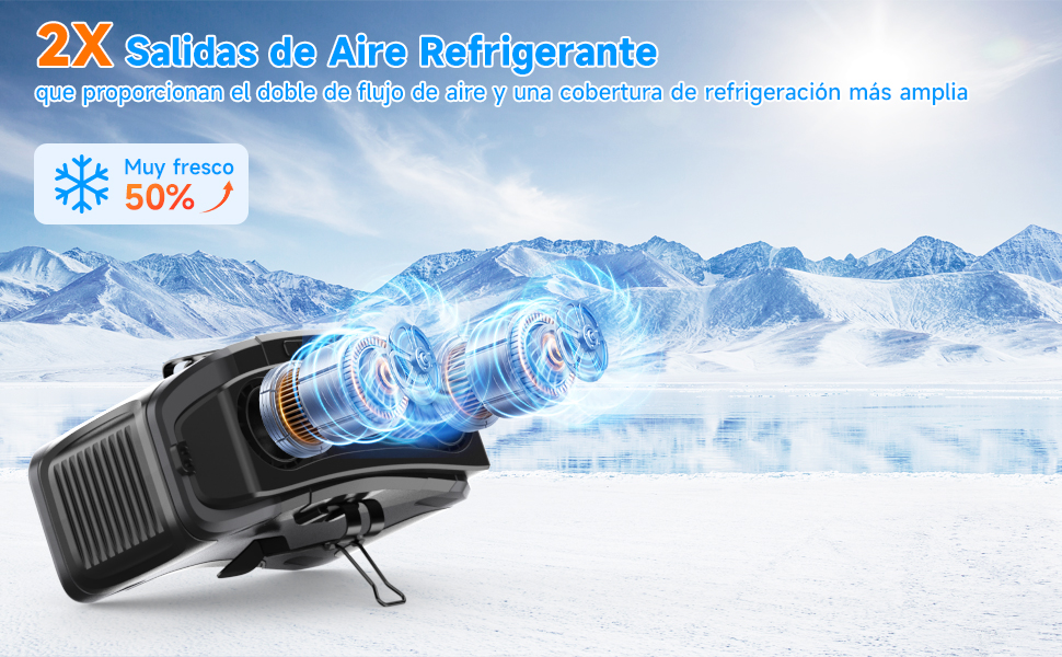 ventilador de clip para la cintura