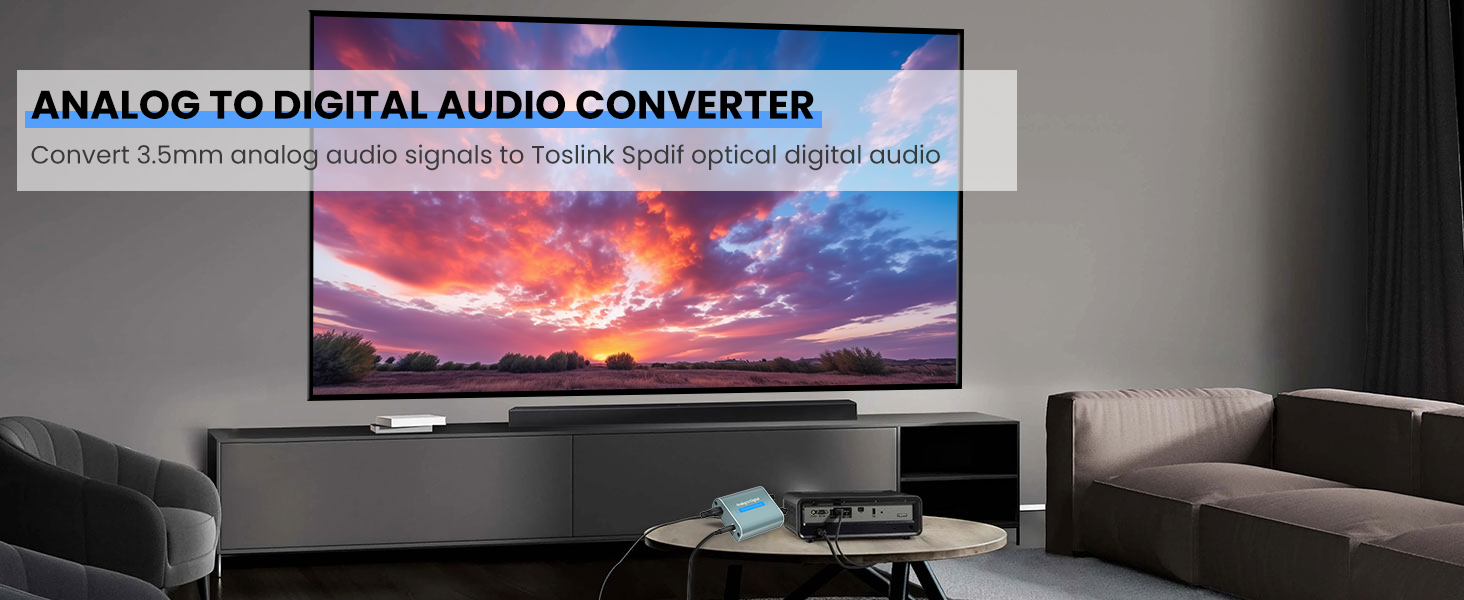 Convertidor de señal de Audio análogo