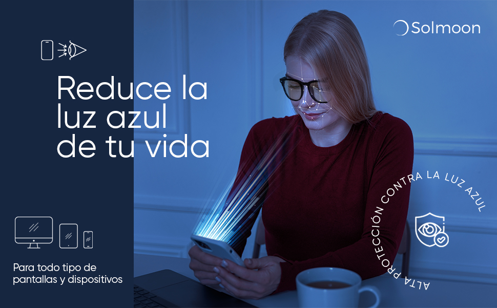 Solmoon Gafas Luz Azul