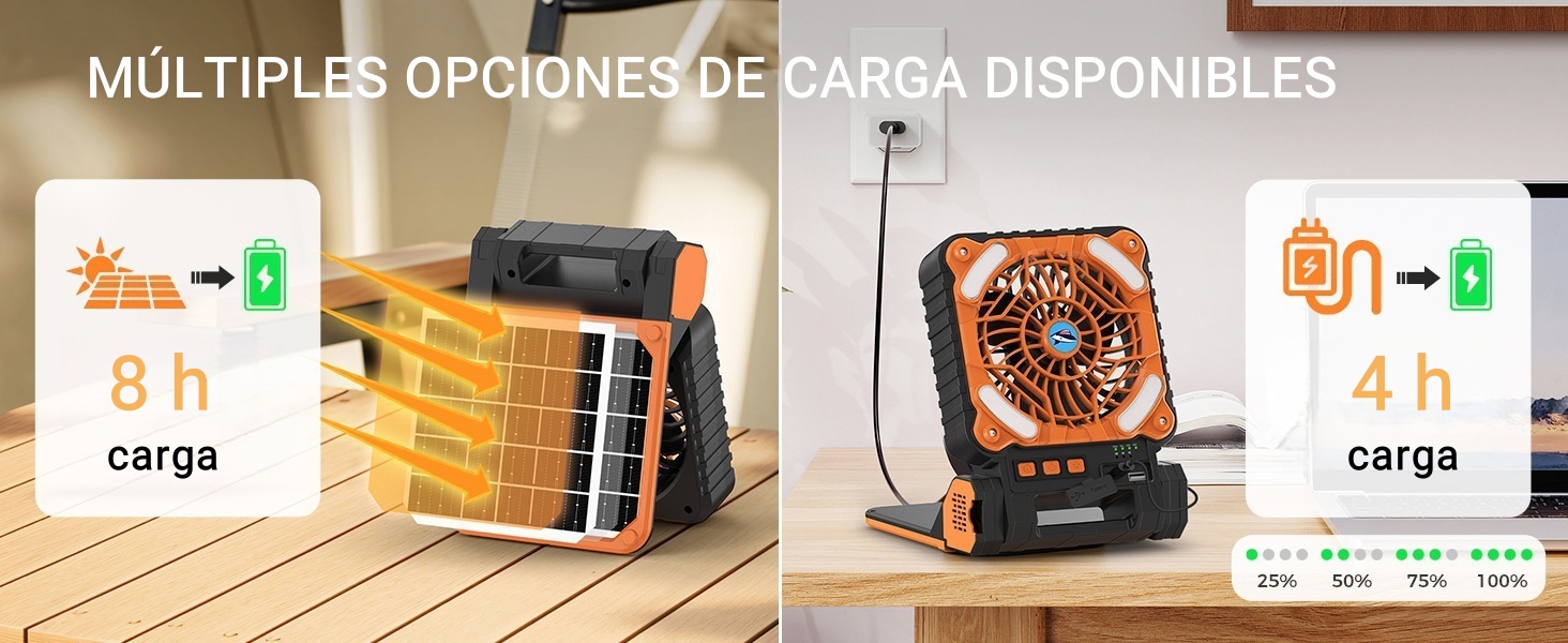Ventilador de Acampar