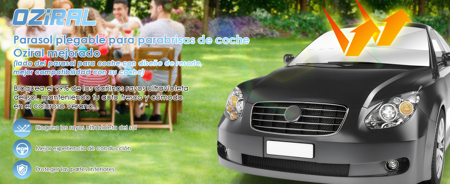 Parasol Parabrisas Delantero para Coche