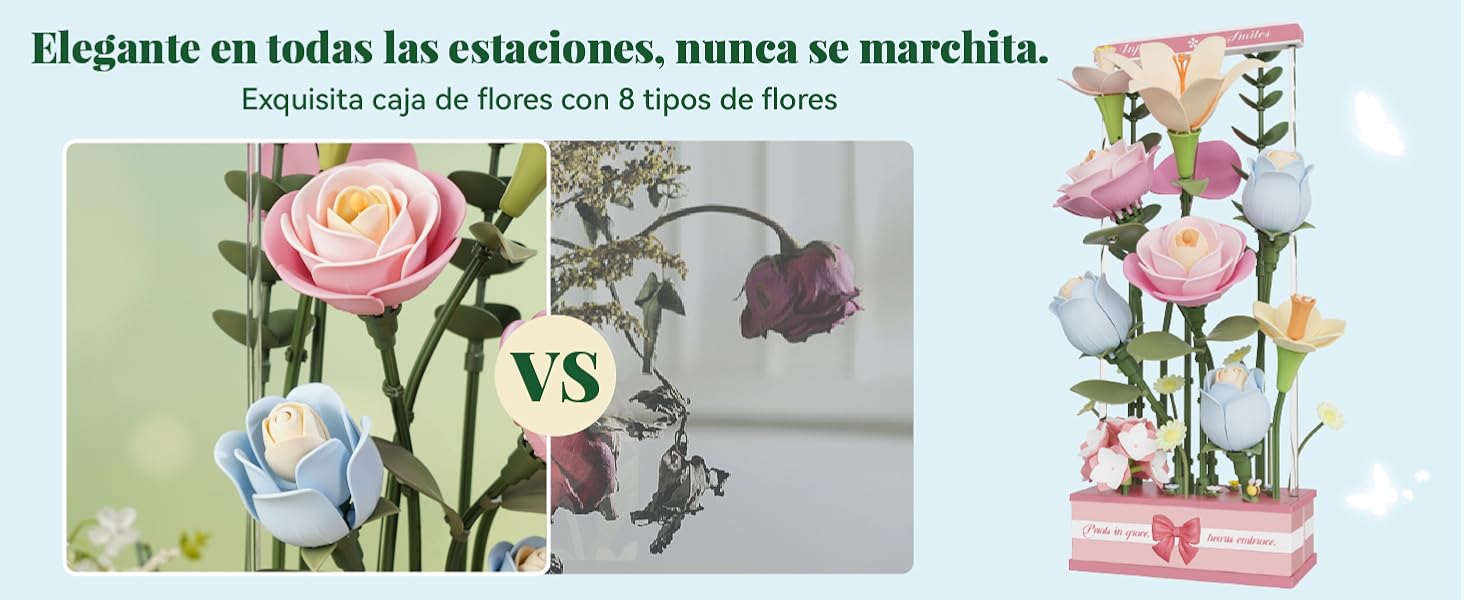 ROBOTIME Puzzle 3D Flores Maquetas para Construir Adultos