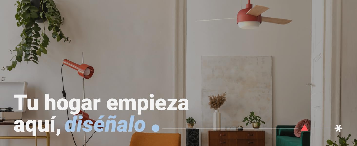 ventilador de techo con funcion invierno, aspas reversibles, mando a distancia, temporizador
