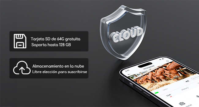 COOAU 4G lTE camara vigilancia vigilancia exterior bateria con panel solar