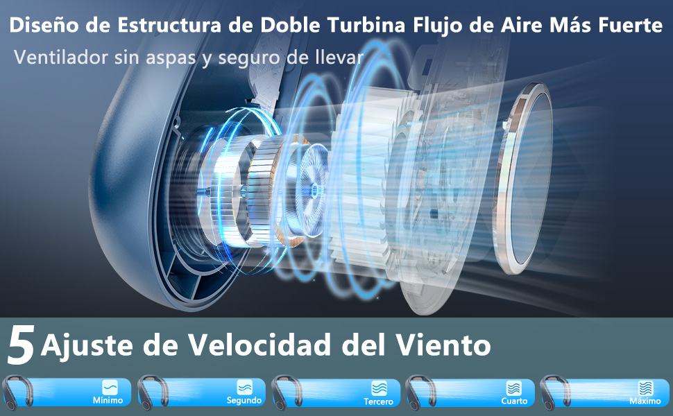 ventilador de cuello con aire acondicionado