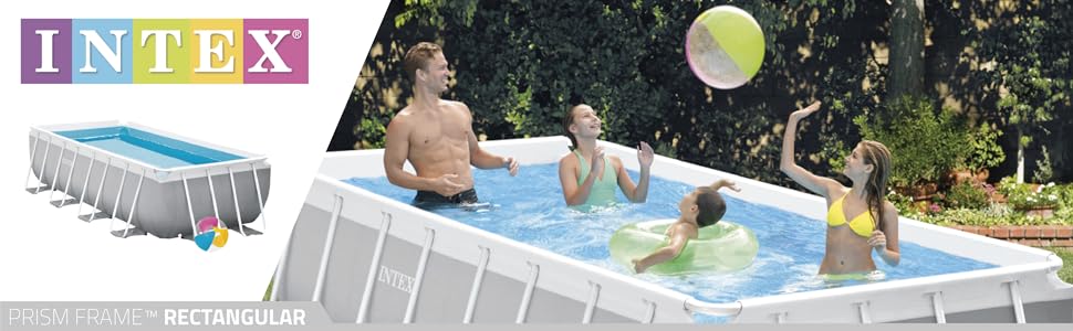 piscina desmontable,piscina intex,piscina cuadrada,piscina sobresuelo, piscina, 26792 NP,INTEX