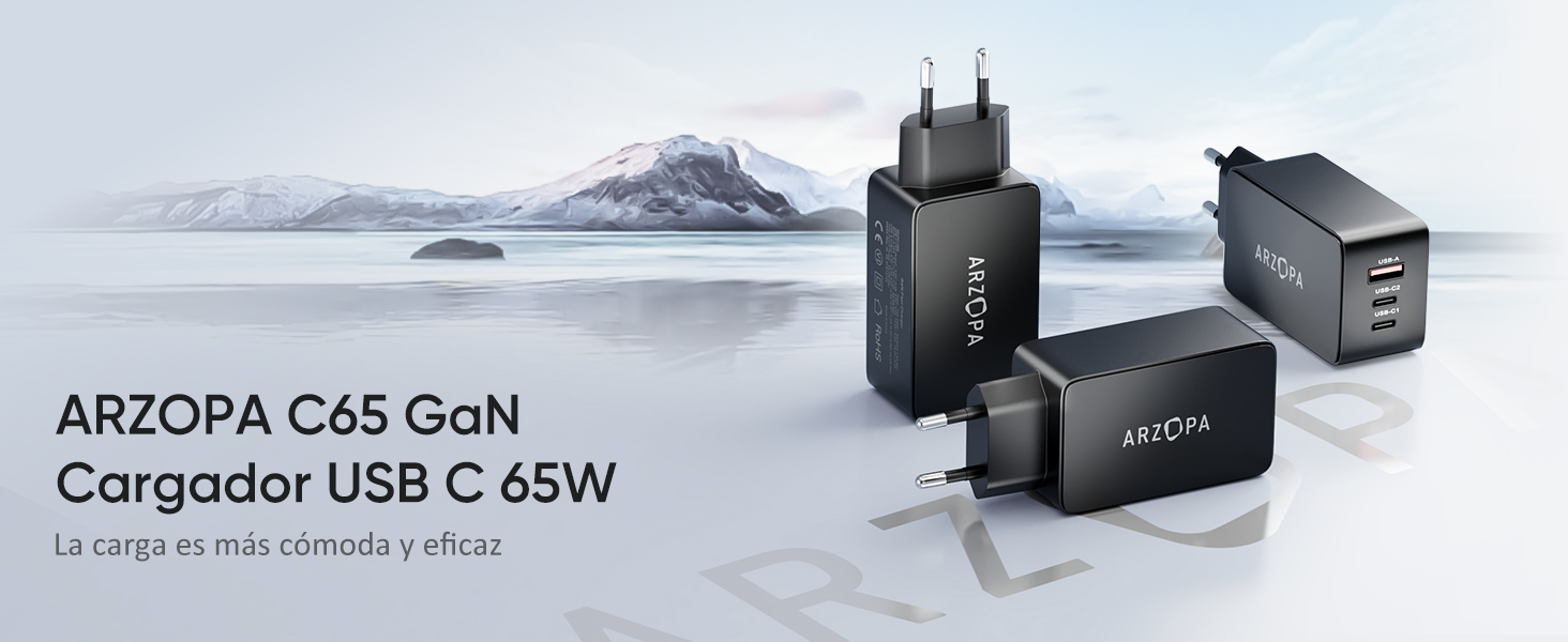 ARZOPA 65W Cargador USB C