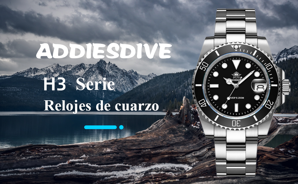 ADDIESDIVE H3 Relojes de cuarzo