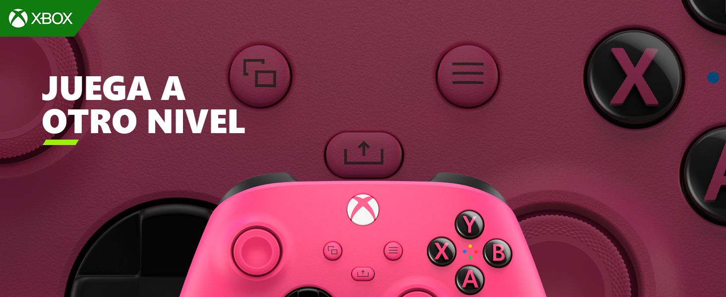 Mando Inalámbrico Xbox Deep Pink
