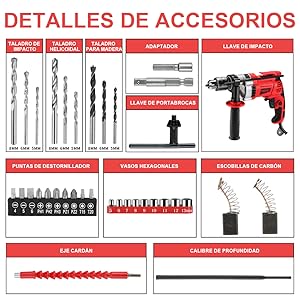Taladro Percutor Eléctrico TEENO 910W