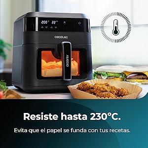 freidora de aire accesorios de papel air fryer moldes repuestos sin aceite paper pack 150 piezas