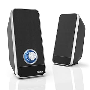 altavoces pc, altavoces, sonido, altavoces ordenador, hama