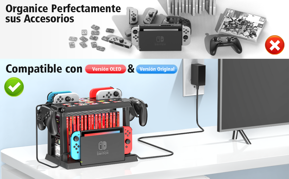 Kytok Almacenamiento Juego Para Nintendo Switch