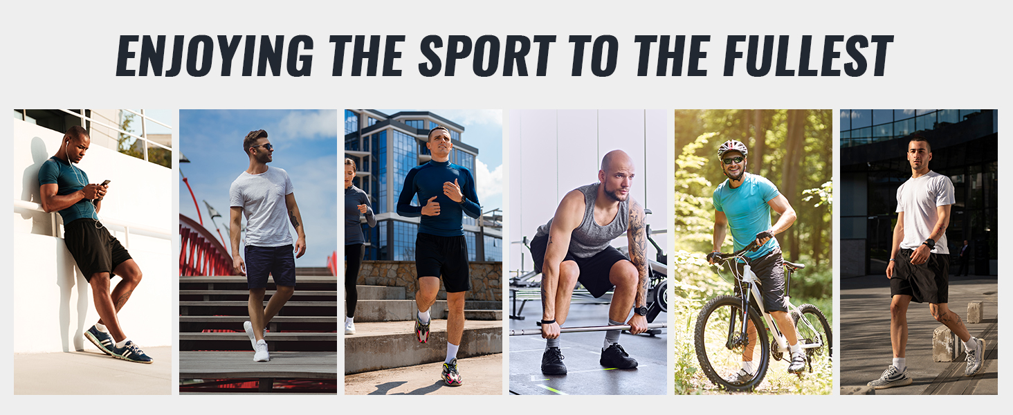 ASHION Pantalones de Running para Hombre Pantalones Cortos Deportivos