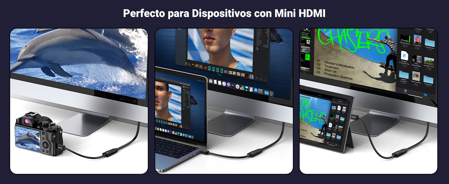 Adaptador Mini HDMI a HDMI