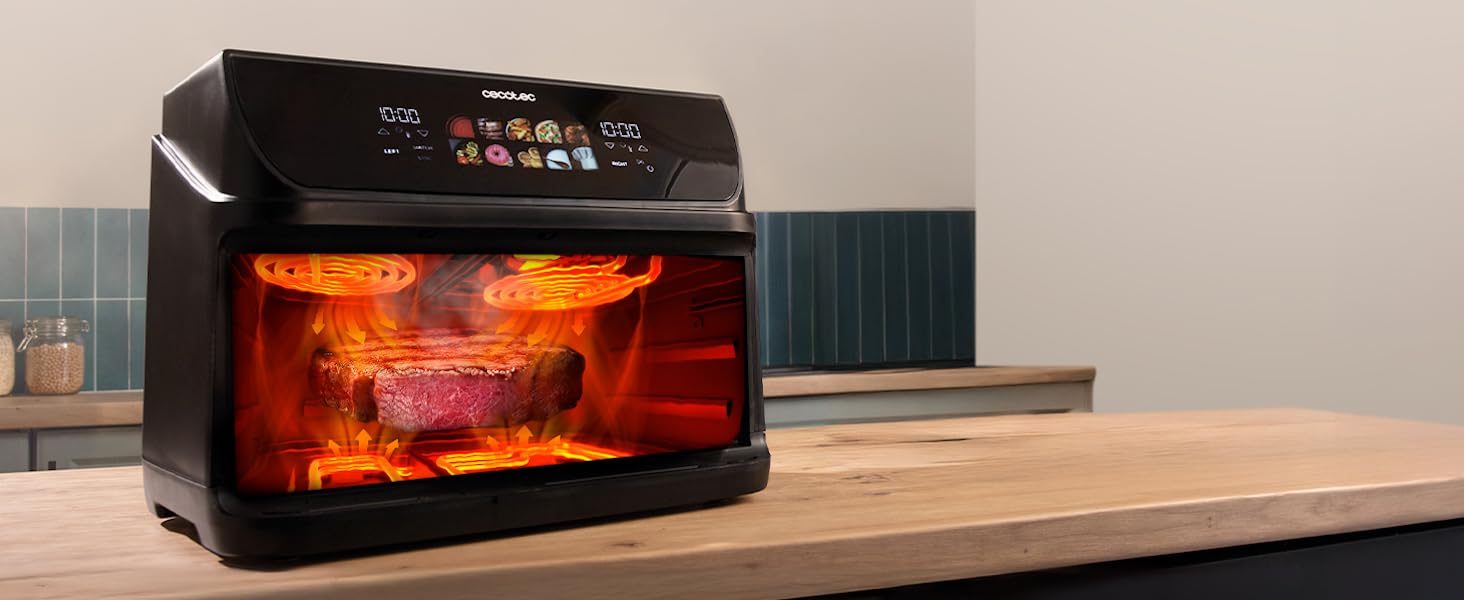 freidora de aire; air fryer; freidora sin aceite; freidora de aire Cecotec; Cecofry; freidora aire