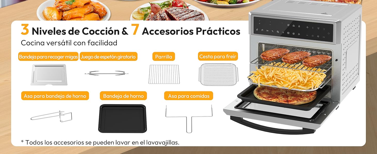 LLIVEKIT Freidora de aire