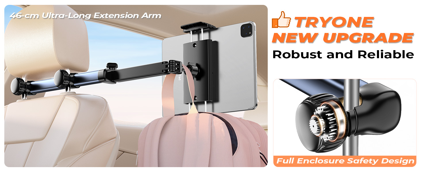 Soporte Tablet Coche, Soporte Coche Reposacabezas