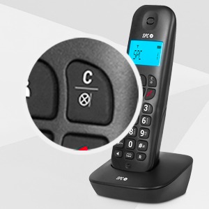 SPC Air Pro Dúo inalámbricos dect teléfono dos manos libres pantalla iluminada GAP modo ECO