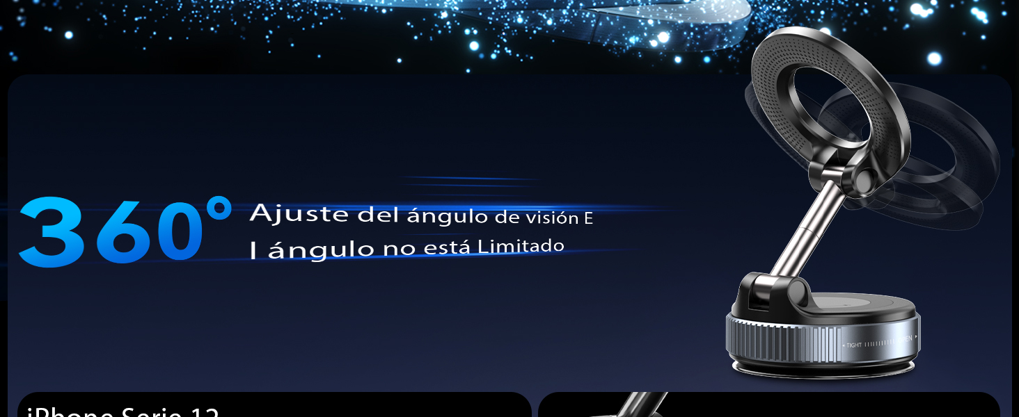 360°Ajuste del ángulo de visión El ángulo no está Limitado
