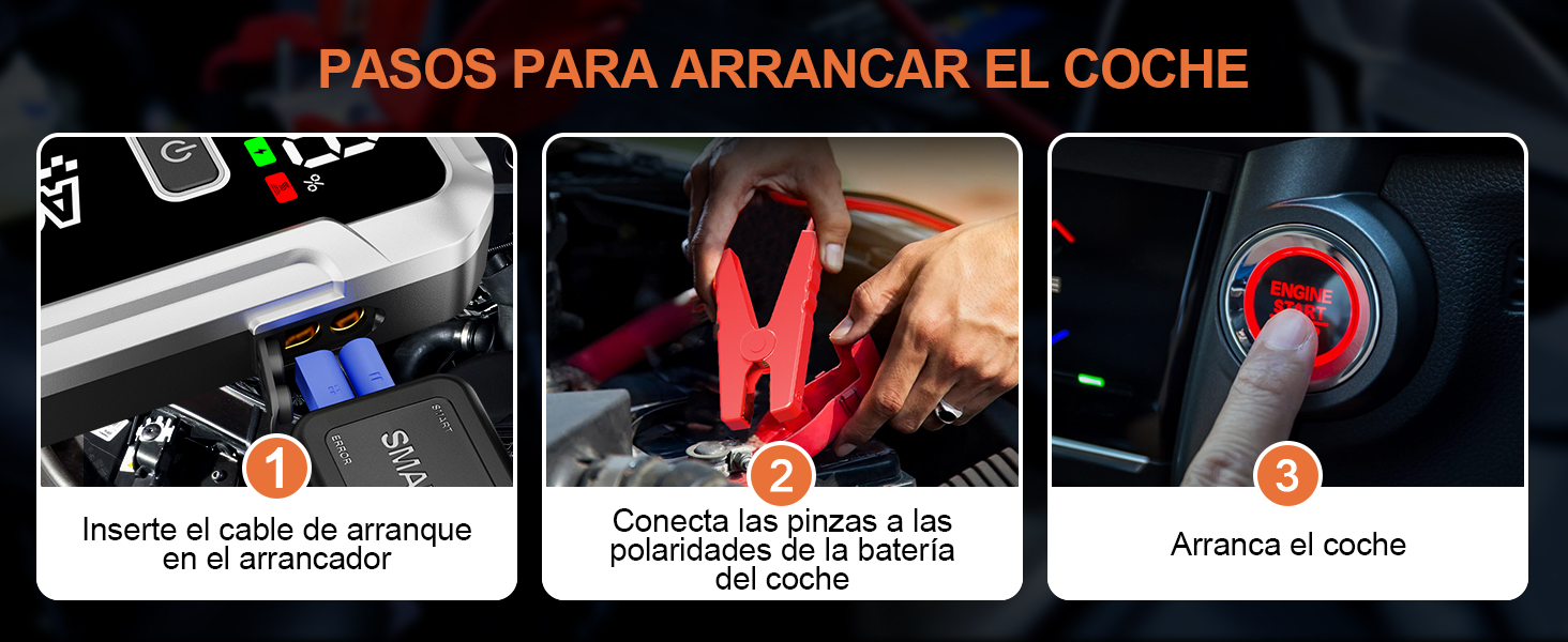 arrancador de baterias de coche