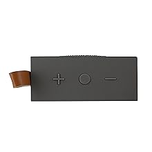 altavoz; bluetooth; portátil; gris; botones
