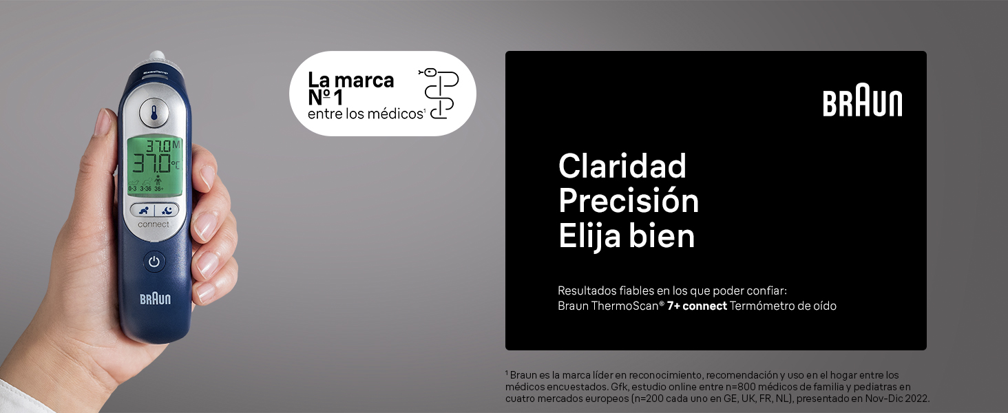 Braun; IRT6575; termómetro; Braun Family Care App