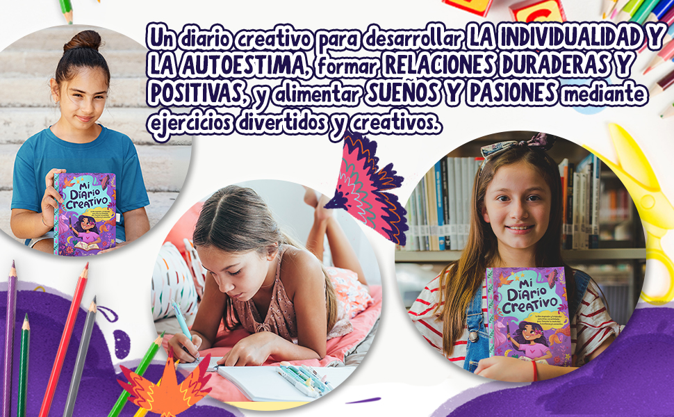 libros inspiradores para niñas, colorear, positividad adolescente