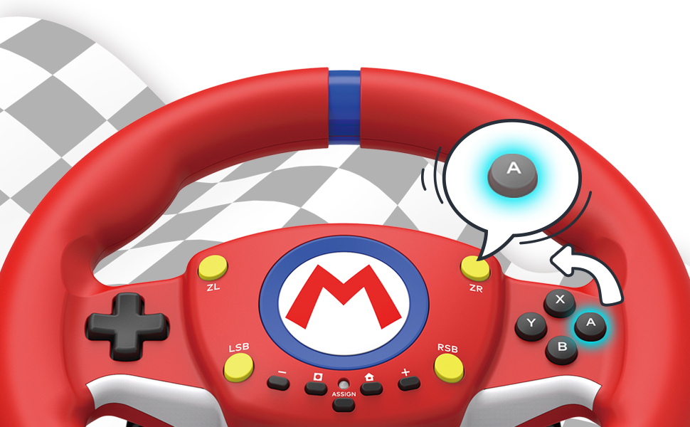 volante;mario;mini;racing;carreras;hori;nintendo;licencia;oficial