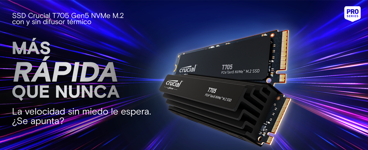 Unidad SSD NVMe T705