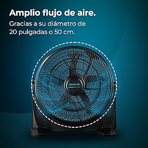 ventilador; Ventilador industrial; ventilador de suelo; negro; ventilador Cecotec; EnergySilence