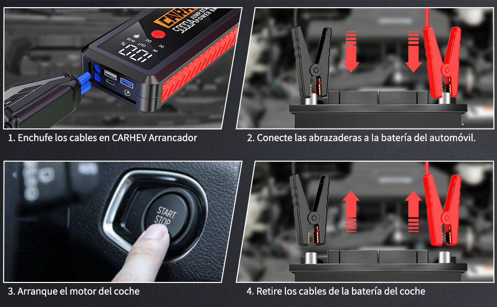 Arrancador de Baterias de Coche