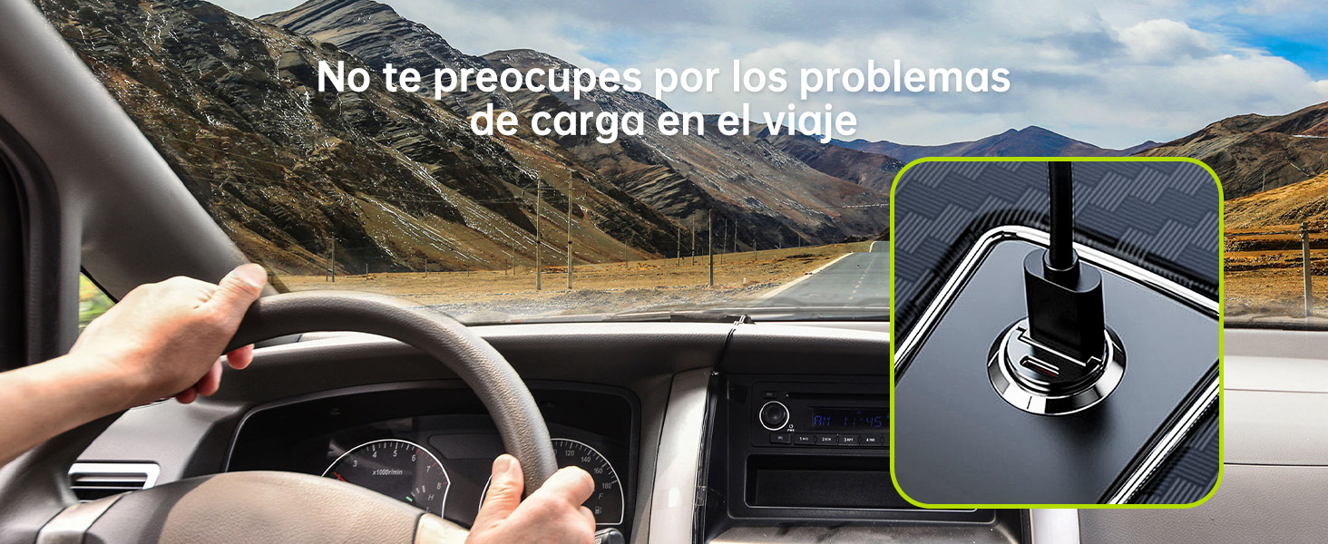 Cargador de coche USB Cargador de coche Cargador de coche Encendedor de cigarrillos USB