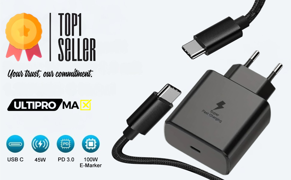 Cargador 45W Super Rapido Samsung