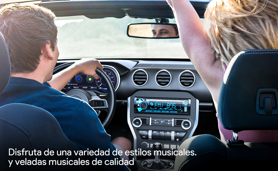 Extraible Radio Coche Bluetooth