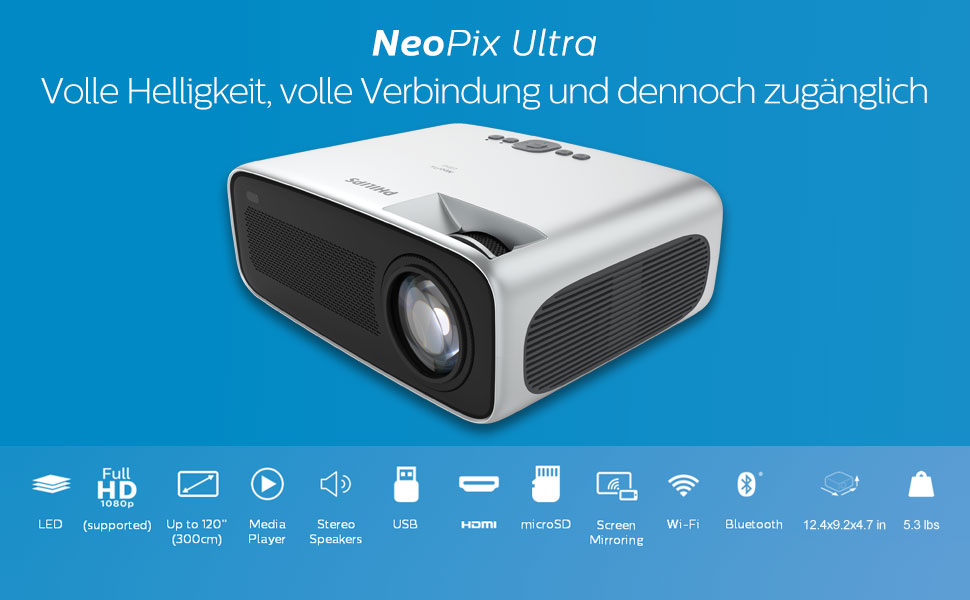 NeoPix Ultra - Proyector ultrafino Philips