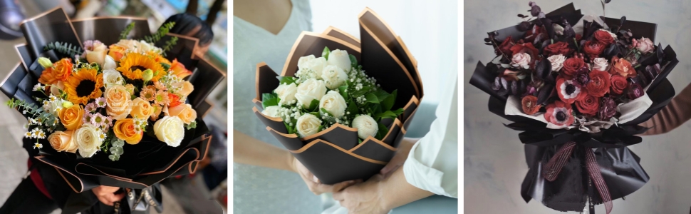 Papel de regalo para flores