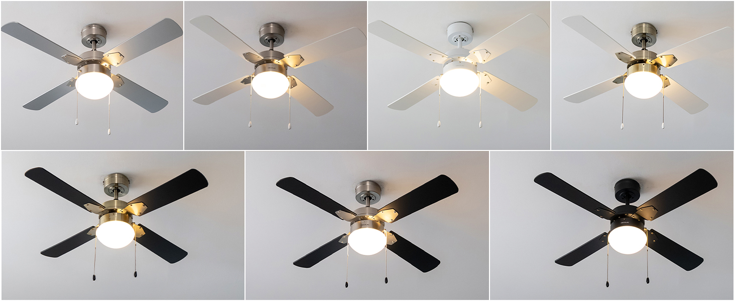 ventilador de techo; ventilador de techo con luz; lampara ventilador; cecotec; EnergySilence Aero