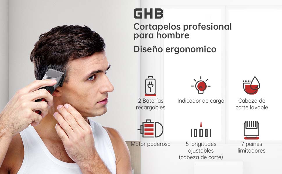 GHB Maquina de Cortar Pelo