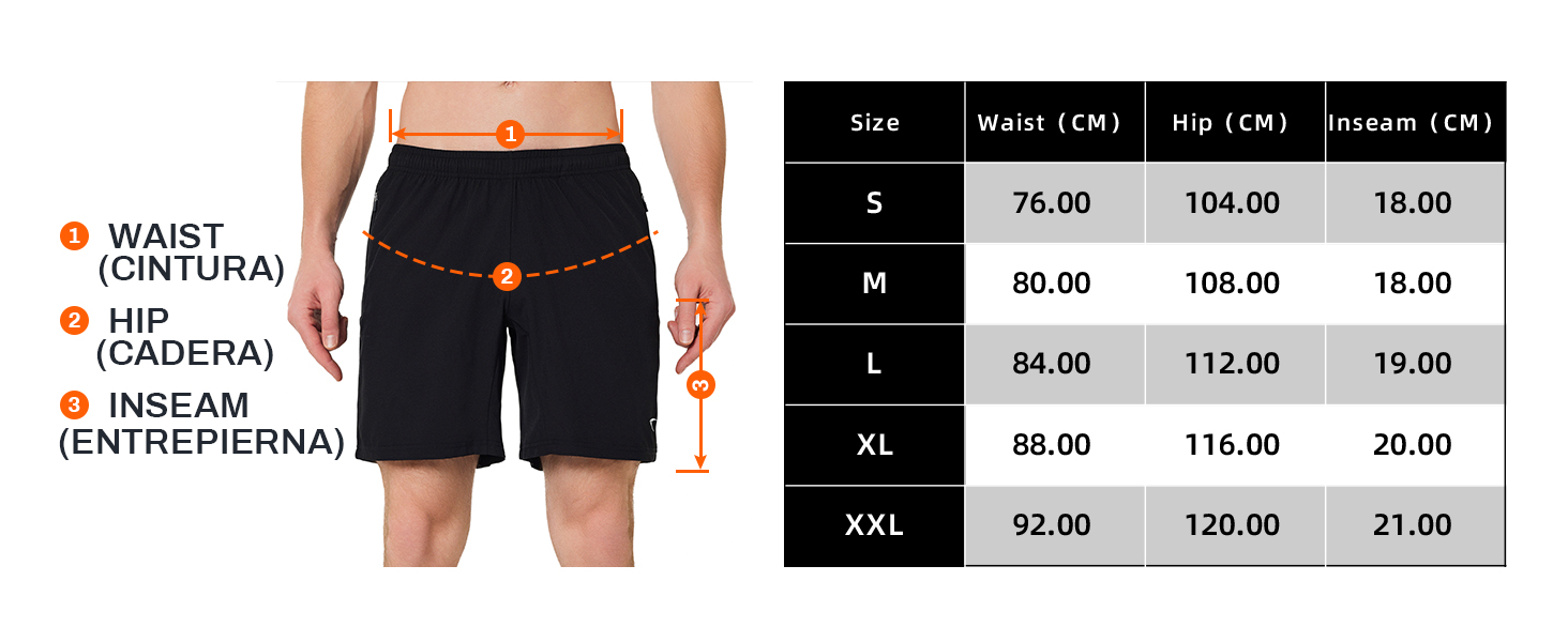 ASHION Pantalones de Running para Hombre Pantalones Cortos Deportivos