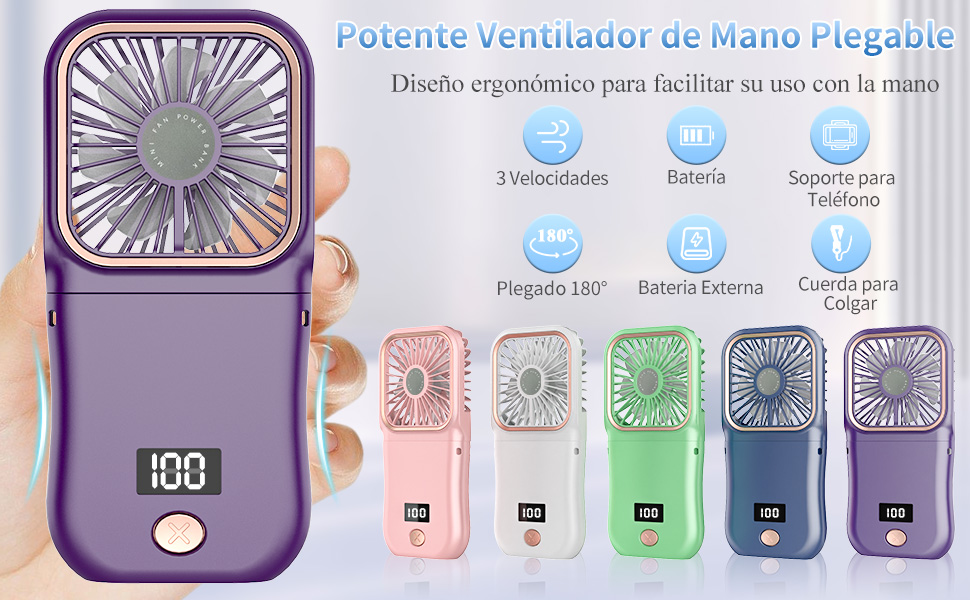 ventilador mano usb